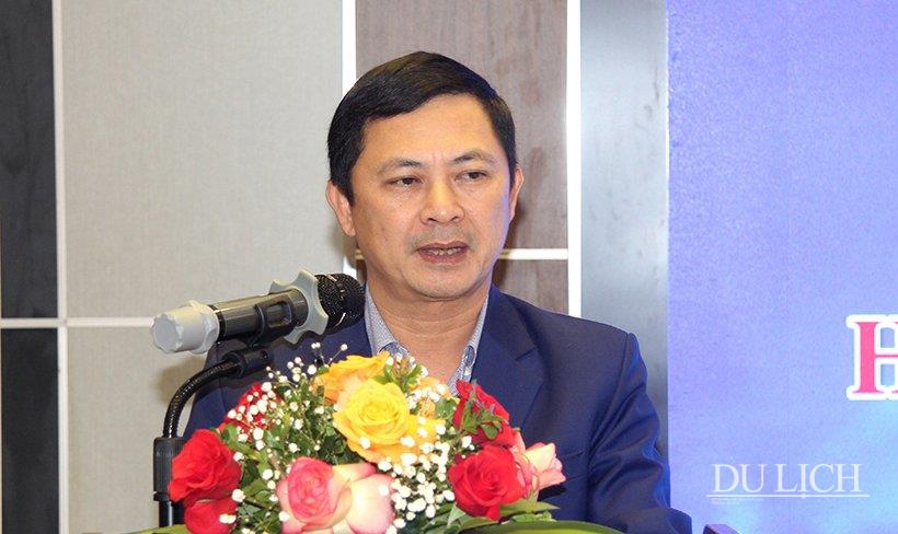 Phó Chủ tịch UBND tỉnh Hà Tĩnh Lê Ngọc Châu phát biểu tại Hội nghị